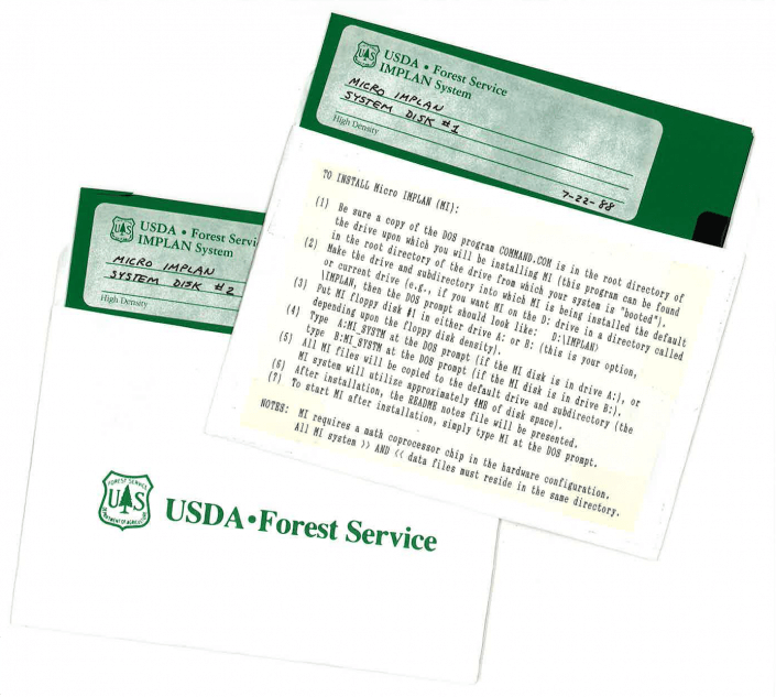 USDA Forest Service IMPLAN System (1988)